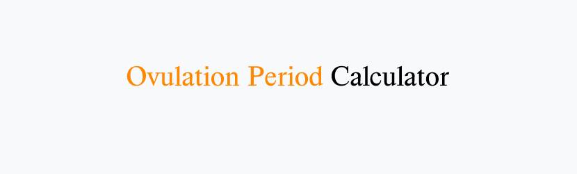 Ovulation Period Formula